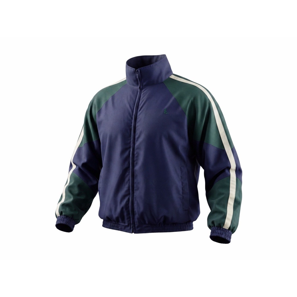 Men's Vintage 90s Bert Pulitzer Color Block Windbreaker Jacket Sz M Blue Green